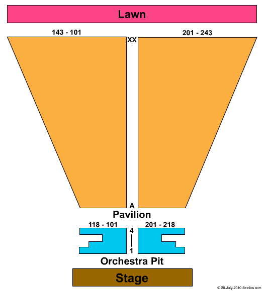 Meadow Brook Music Festival Seating Chart